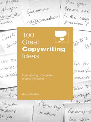 cover image of 100 Great Copywriting Ideas